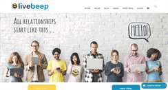 Desktop Screenshot of livebeep.com